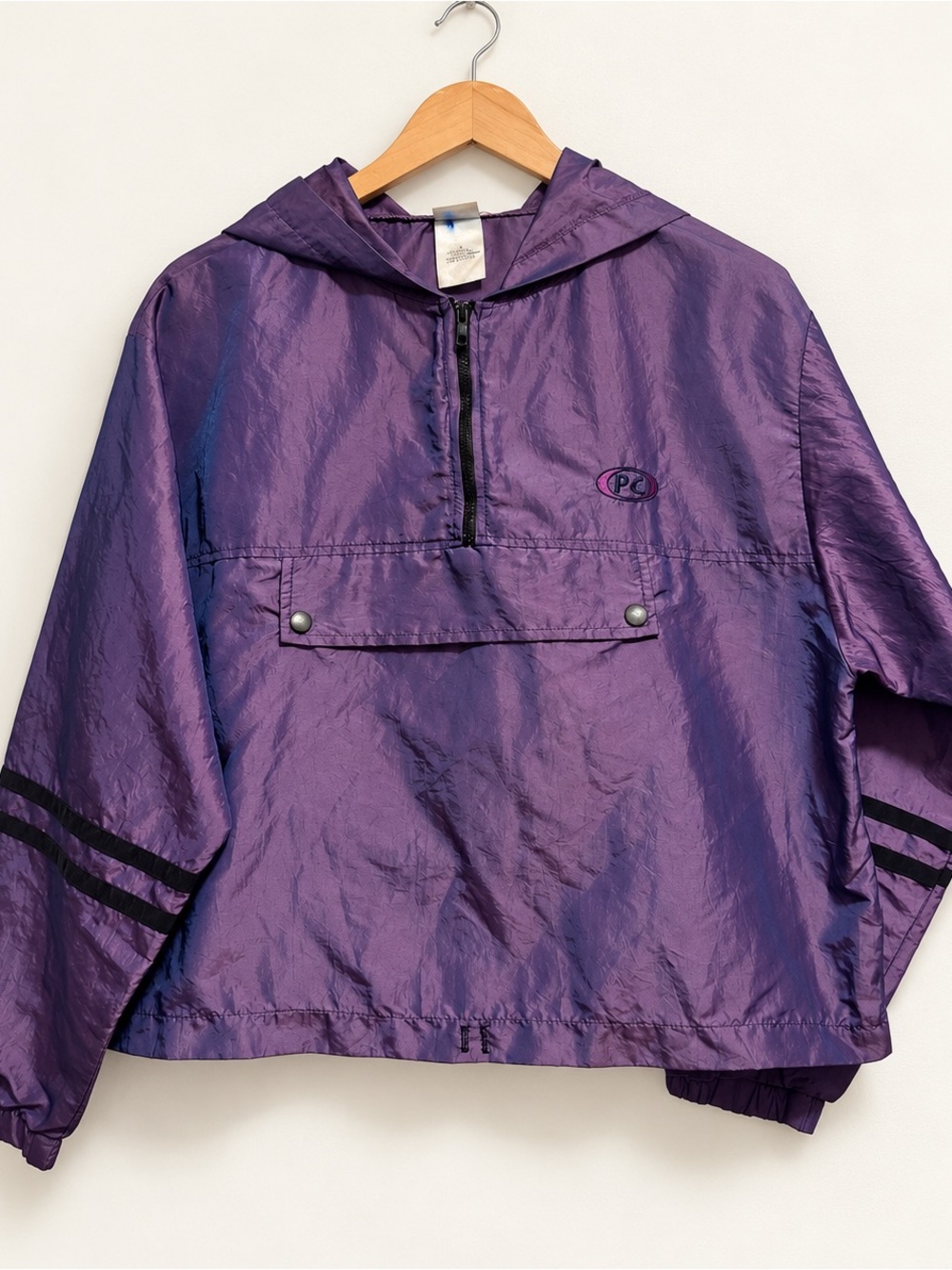 Vintage Pacific Connections Purple Anorak Windbreaker Jacket M